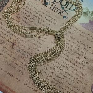 Gold plated necklace